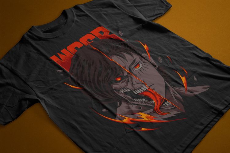 T-shirt Anime Attack on Titan